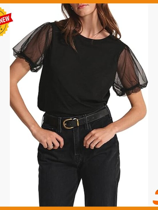 Tops - Cotton Slub Novelty Top, Blouse, Button Down Shirt, Women's